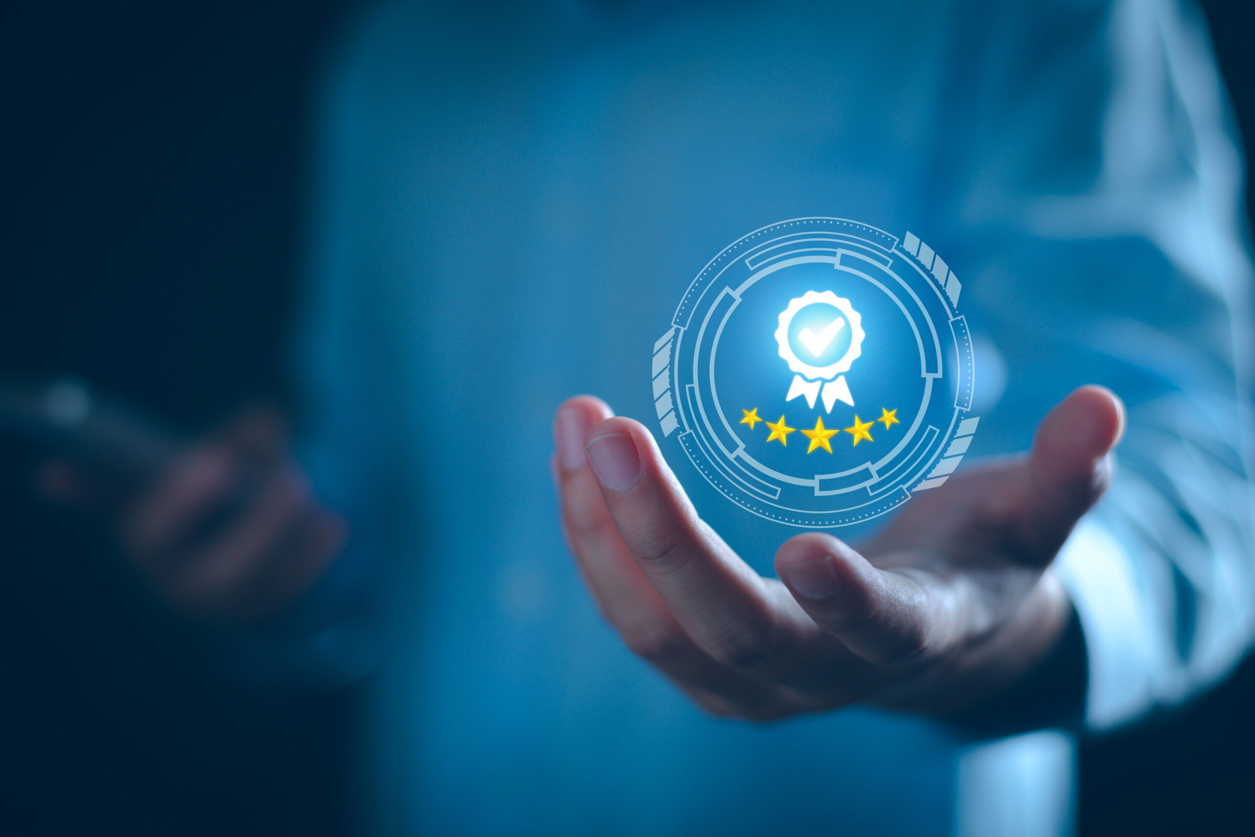 BECI Certification Badge Digital Behavioral Certification Badge with 5-Star Ranking